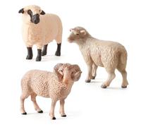 SUPVOX Figurine Mouton Réaliste Décoratif pour Garçon Fille Modèle Animal Simulé Artisanat Éducatif Style Mérinos pour Maison et École