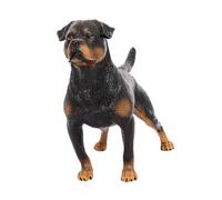 SUPVOX Figurine Rottweiler Plastique Réaliste Modèle Décoratif de Chien pour Ornement Maison Accessoire de Bureau Adorable et Solide Animal de Compagnie Éducatif