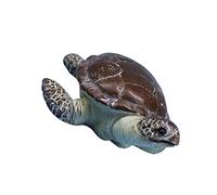 SUPVOX Figurine Tortue Résine Décorative pour Aquarium et Jardin Accessoire pour Plantes et Pots de Fleurs Ornement de Bureau Imitaion Tortue de Mer