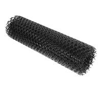 SUPVOX Filet de Protection pour Balcon 3 M X 03 M en Pehd Noir Maille 08 CM Filet de Sécurité Anti-Chute pour Animaux de Compagnie et Escalier Barrière de Sécurité Extérieure et