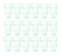 SUPVOX Filets de Protection Suspendus en Plastique Vert, 36 Pièces de 100ml à 500ml Housses Réutilisables Solides pour Flacons de Perfusion pour Bouteilles de Solution Saline en Milieu