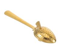 SUPVOX Filtre à Thé en Vrac Multifonction en Acier Inoxydable Doré Passoire Tamis Fine Réutilisable Cotylédons de Pin Égouttoir à Thé pour Herbes et Épices Accessoire