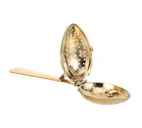 SUPVOX Filtre à Thé Multifonction Réutilisable en Acier Inoxydable Doré Cotylédons de Pin Infuseur à Mailles Fines pour Thé Vrac Herbes et Épices Accessoire Pratique