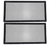 SUPVOX Filtre pour Ventilateur D'ordinateur PC Magnétique Noir PVC 2pcs