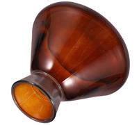 SUPVOX Flacon Diffuseur Parfum Maison en Verre Marron 220ml Forme Trompette Distribution Uniforme du Parfum Solide et Élégant pour Décoration Intérieure