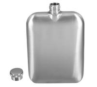 SUPVOX Flasque à Whisky Acier Inoxydable 170 Ml Finition Mate Compacte Portable pour Voyage Randonnée Poche Bouteille Alcool Pot Vin