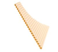 SUPVOX Flûte de Pan Traditionnelle Chinoise G Tubes Instrument à Vent Classique pour Méditation Musique Folklorique et Débutants Conçue pour Joueurs Gaucher et Droitier Couleur