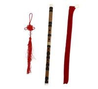 SUPVOX Flûte Traditionnelle Portable Bambou Naturel Clé Instrument Débutant et Précis pour Apprentissage et Performance Musicale