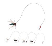 SUPVOX Fly Shaped Cat Wand Refill Head Interactive Wand Chasing Attachment for Kitten Teasing and Indoor Playing Replacement Heads