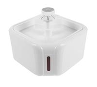 SUPVOX Fontaine à Eau Automatique Silencieuse pour Chats et Petits Chiens Fontaine à Eau Courante 2l Alimentation Continue pour Animaux de Compagnie Filtrante Blanche pour Usage