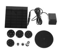 SUPVOX Fontaine Solaire pour Bassin Extérieur 1,2 W 200 L/h Pompe à Eau Solaire Submersible Jet Réglable Décor Jardin Bassin Écologique