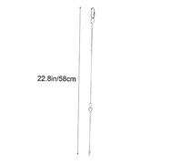 SUPVOX Fourchette Acier Inoxydable pour Perroquet Jouet Suspendu à Mâcher pour Oiseau avec Anneau de Suspension