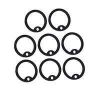 SUPVOX Fournitures pour Animaux De Compagnie - 20 Pièces Dog Tag Silence Circle Silicone Id Tag Mute Réduction du Bruit pour Lidentification du Chien