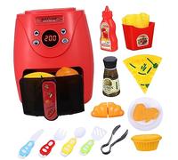 SUPVOX Friteuse à Air Jouet avec Changement de Couleur pour Garçon et Filles Ensemble Cuisine Accessoire de Jeu Développe la Coordination Œil-Main Fête d'anniversaire 1 Pièce