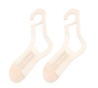 SUPVOX Gabarit de Chaussettes en Bois Tissé Ajouré Rétractable pour Tricot Tendeur de Chaussettes 1 Paire Outil de Tricotage de Bas Pratique et Compact Surface Lisse Anti-Accrochage