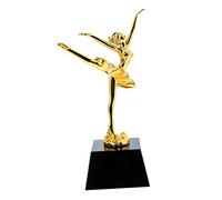 SUPVOX Garçon Fille Danse Ballet Doré Statuette Danseuse Récompense Durable pour Compétition Scolaire
