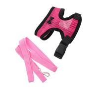 SUPVOX Gilet De Poule Respirant avec Laisse Réglable, Harnais en Maille Filet, Taille m Rose, Harnais Confortable pour Poulet, Canard Et Oie, Adapté pour Extérieur Et Animaux De Basse-Cour