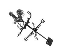SUPVOX Girouette Jardin Extérieur Décoratif Indicateur de Vent pour Cour et Jardin avec Coq et Facile à Installer
