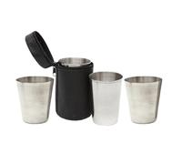 SUPVOX Gobelet à Vin de Camping Multifonction en Acier Inoxydable Argenté | Léger, sans Bavure et Empilable, Facile à Nettoyer, pour Maison et Camping, Lot Pratique