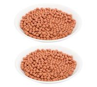 SUPVOX Granulés en Céramique pour Culture Hydroponique Et Décoration De Pot De Fleurs, Lot 2 Paquets 1000g, Substrat Poreux Léger Garantissant Aération Et Répartition Uniforme des Nutriments