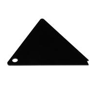 SUPVOX Grattoir à Fart Triangulaire en Acrylique Noir, Outil D’Entretien Snowboard, Racloir Cire Résistant pour Nettoyage Planches de Ski, Accessoire Hiver Outdoor
