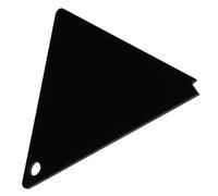 SUPVOX Grattoir Triangulaire de Fart pour Snowboard en Acrylique Noir Outil de Raclage pour Entretien de Skis et Snowboards Accessoire Hiver Outdoor pour Démaquillage Rapide