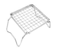 SUPVOX Grill de Camping Pliant Acier Inoxydable Support Stable et Compact pour Barbecue Portable pour Pique et Cuisine Plein Air