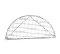 SUPVOX Grill Mesh Acier Inoxydable pour Barbecue Extérieur Grillage Multifonction Demi pour Viandes Poissons Légumes Camping et Jardin