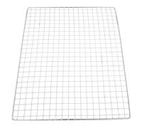 SUPVOX Grille de Cuisson Rectangulaire en Fer Métallique Taille Petite 35X26 CM Maille Fine Anti-Chute Grill Multifonction pour Barbecue Cuisson Viande et Légumes en Extérieur