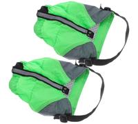 SUPVOX Guêtres Courtes de Course Extérieure pour Chaussures de Trail, | Polyester Résistant, Fermeture Sécurisée, pour Camping et Sentiers Enneigés, Unisexe, Cyclistes, Protège des Éclaboussures