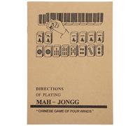 SUPVOX Guide Complet des Règles du Mahjong Chinois Anglais Manuel Stratégique pour Débutants et Joueurs Avancés avec Conseils Variés