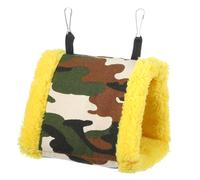 SUPVOX Hamac Suspendu pour Oiseaux Maison Douillette pour Perroquets Nid Hiver Confortable à Suspendre Accessoire pour Cage Camouflage
