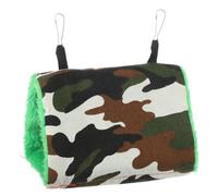 SUPVOX Hamac Suspendu pour Oiseaux Peluche Nid Respirant pour Perruches Et Petits Oiseaux Lit Confortable Cage Camouflage