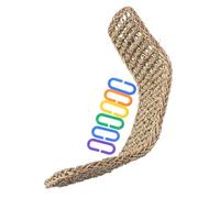 SUPVOX Hamac Suspendu pour Perroquet Balançoire pour Perruche Calopsitte Jouet d'escalade en Filet Résistant Taille Petite Intérieur Cage Accessoires Oiseaux