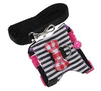 SUPVOX Harnais pour Petit Animal avec Laisse Ensemble de Vêtements pour Lapin et Hamster Design sans Manches Confortable et Pratique pour Photos et Sorties