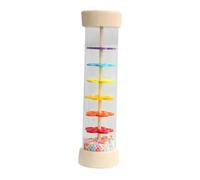 SUPVOX Hochet de Pluie Bois Montessori Instrument Musical Unique avec Sons de Pluie Apaisants Éducatif Sensoriel pour Éveil Musical et Développement des Tout Petits