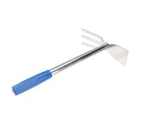 SUPVOX Houe de Jardin Forgée Acier Inoxydable Outil Manuel pour Désherbage et Plantation Poignée Ergonomique Confortable Petite Houe pour Jardinage Agricole et Potager