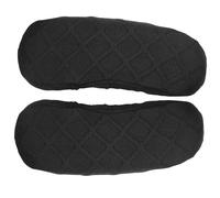 SUPVOX Housse D'accoudoir de Chaise de Bureau Extensible en Tissu Jacquard Noir 32x8 Cm, Lot de 2, Protection Anti-poussière, Manchon Élastique Confortable pour Fauteuil Gaming et Siège