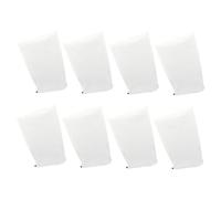SUPVOX Housse De Protection Anti-Gel pour Arbres Et Plantes, Jardin Extérieur Hiver, Lot 8 Pièces 0,6 x 0,8 M, Tissu Non Tissé Blanc Cordon De Serrage Réglable