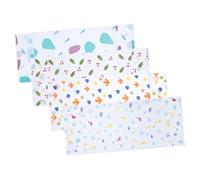 SUPVOX Housse de Protection Imperméable pour Réfrigérateur et Lave-Linge, Lot de 4 Pièces en Peva, Motif Été, Feuilles, Cerises et Animaux, Rangement Multifonction Maison, Anti-UV