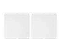 SUPVOX Inserts Modulaires pour Armoire Portable 2 Pièces en Plastique Blanc Robuste Structure Solide, Organisateur de Vêtements pour Rangement de Placard
