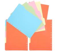 SUPVOX Intercalaires de Classeur B5 Colorés, 15 Onglets de Reliure Détachables, Index des Étiquettes Classées, Séparateurs Esthétiques pour Cahier et Agenda, Lot de 3x5 Feuilles