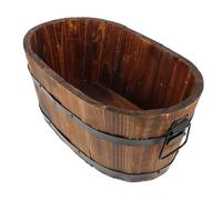 SUPVOX Jardinière en Bois pour Jardin Extérieur Petit Format Bac à Légumes Rectangulaire en Bois Traité Anti-Corrosion Pot de Fleurs pour Plantation et Décoration Extérieure