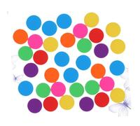 SUPVOX Jetons de Comptage Plastiques Ronds 19mm pour Garçon et Filles, 100 Pièces Multicolores, Accessoires Éducatifs Bingo Apprentissage Mathématique en ouleur Aléatoire