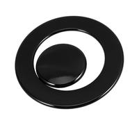 SUPVOX Jeu de 2 Chapeaux de Brûleur Universels pour Cuisinière à Gaz, Protège-plaque de Cuisson en Acier Inoxydable, Couvercles Résistants la Chaleur, Accessoires Pratiques