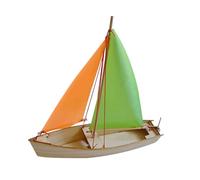 SUPVOX Jeu de Bateau en Bois à Monter Soi-même sans Colle, Modèle DIY Puzzle 3D pour Garçon et Filles, Éducatif en Bois Naturel, Développement Motricité, Couleur Couleur Aléatoire