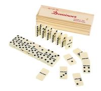 SUPVOX Jeu de Dominos Traditionnel Ensemble Complet avec Boîte Jeu de Société pour Familles et Adultes Activité Ludique pour Développement Cognitif et Réunions Sociales