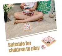SUPVOX Jeu de Société Bois pour Garçon Fille Kit Compact et Portable de Jeu Éducatif pour Développement Cérébral de Société Mini pour Apprentissage et Amusement