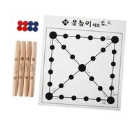 SUPVOX Jeu de Société Coréen Traditionnel Bois pour Famille et Activités Plein Air Jeu de Pelouse Interactif pour Toutes Les pour Célébrations Nouvel an et Réunions Familiales