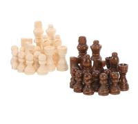 SUPVOX Jeu Échecs International Bois Petit Format Pièces Légères Portables pour Développement Réflexion et Parties Déplacement